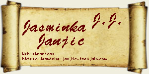 Jasminka Janjić vizit kartica